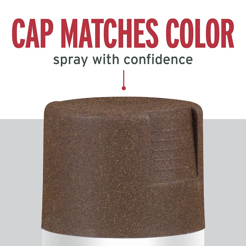 Rust-Oleum 223523 Stops Rust Multi-Color Textured Spray Paint, 12 Ounce, Autumn Brown,Count 1(Pack of 1)