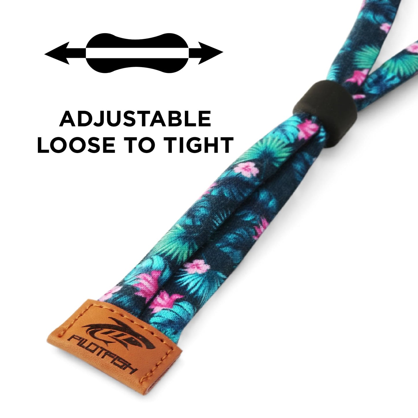 Pilotfish Premium Cotton Eyewear Retainer Sunglass Strap - Multiple Design Options - Soft & Durable Sunglass Holder
