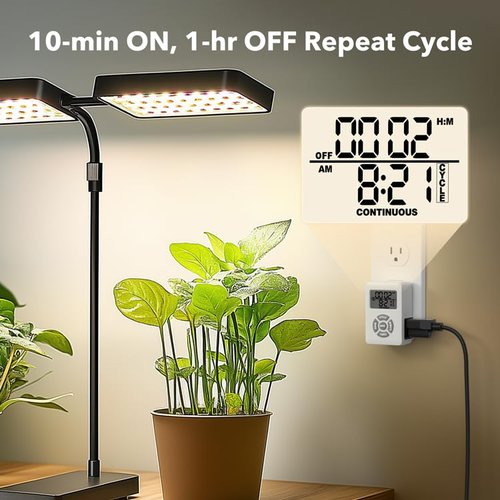 BN-LINK Digital Infinite Repeat Cycle Timer for Electrical Outlets Indoor,24 Hour Programmable Outlet Timers, Energy Saving 3 Prong Outlet with Countdown On/Off,125V/15A/1875W