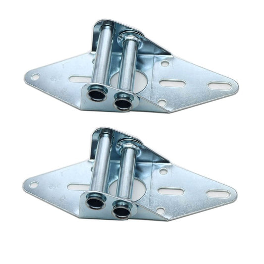 2 Packs Garage Door Hinges #3 with Galvanized Finish - Heavy Duty 14 Gauge Steel, Suitable for Residential/Light Commercial Garage Door Replacement