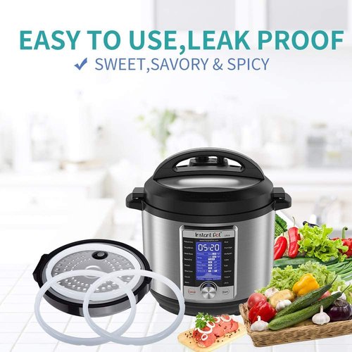 Sealing Ring fits 3 Qt Instant Pot Mini- Replacement Silicone Gasket Seal Rings for 3 Quart Instapot Pressure Cooker Insta Pot Accessories Parts