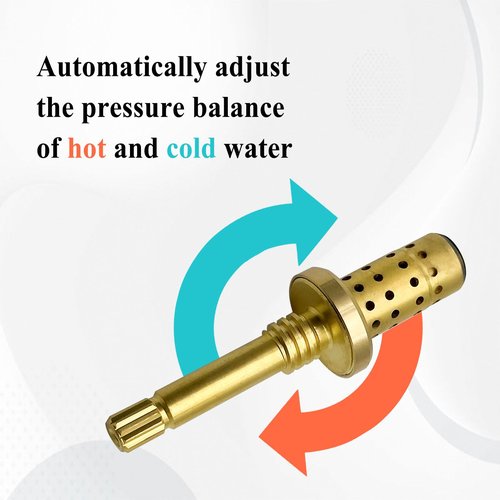 Ebrmeiwo TA-10 Flow Control Spindle Assembly, Replace Cartridge Spindle, Brass