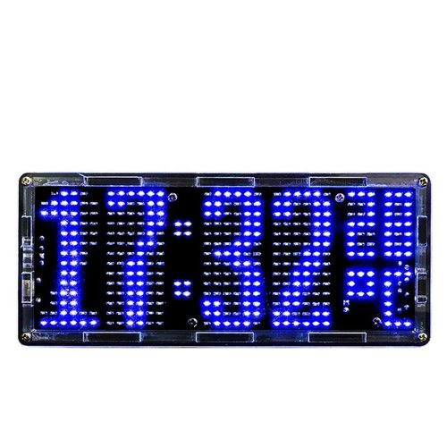 LED Dot-Matrix Clock Kit 51 Single-Chip Microcomputer Optically Controlled Electronic Clock DIY Parts New 2025 for Arrival High for Quality