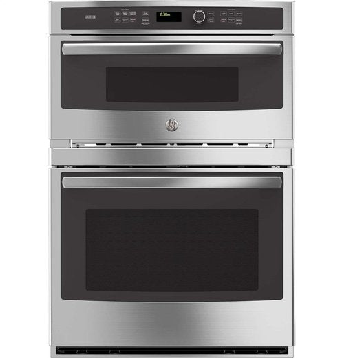 GE PT9800SHSS Combination Wall Oven, Solid Black
