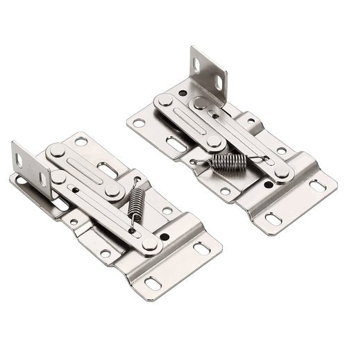 Furniware 1Pair Tip Out Tray Hinges, Standard Sink Hinges for Sink-Front Drawer, Steel