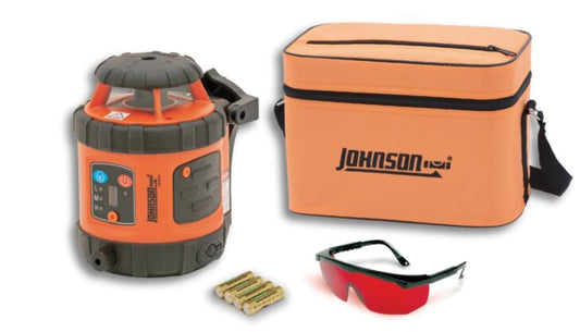 Johnson Level & Tool 40-6515 Self-Leveling Rotary Laser, Red, 1 Laser Level