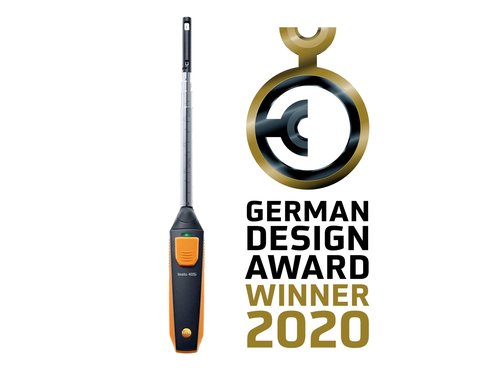 testo 405i – Anemometer handheld for air velocity, in-duct airflow, and temperature – CFM meter with Bluetooth and App operation