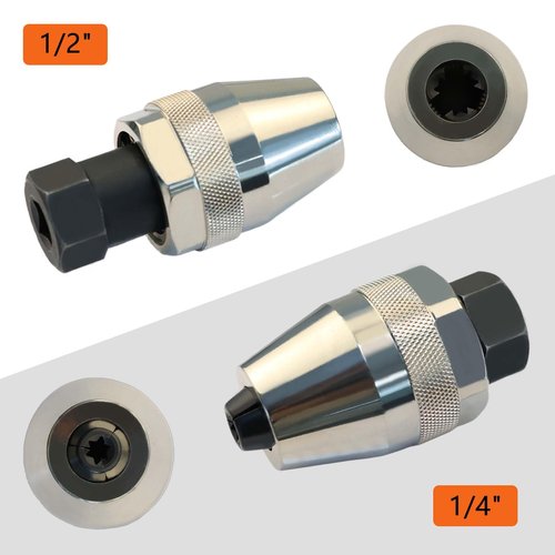Damaged Bolt and Stud Extractor Tool, Grips and Removes 1/4-Inch to 1/2-Inch Studs, Broken Bolt and Stud Remover for Broken, Damaged, Rounded Off, Painted, and Rusted Tight Bolts