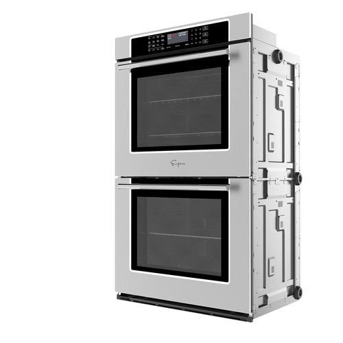 Empava 30" Double Electric Wall Oven Self-Cleaning Convection Fan Touch Control, Stainless Steel