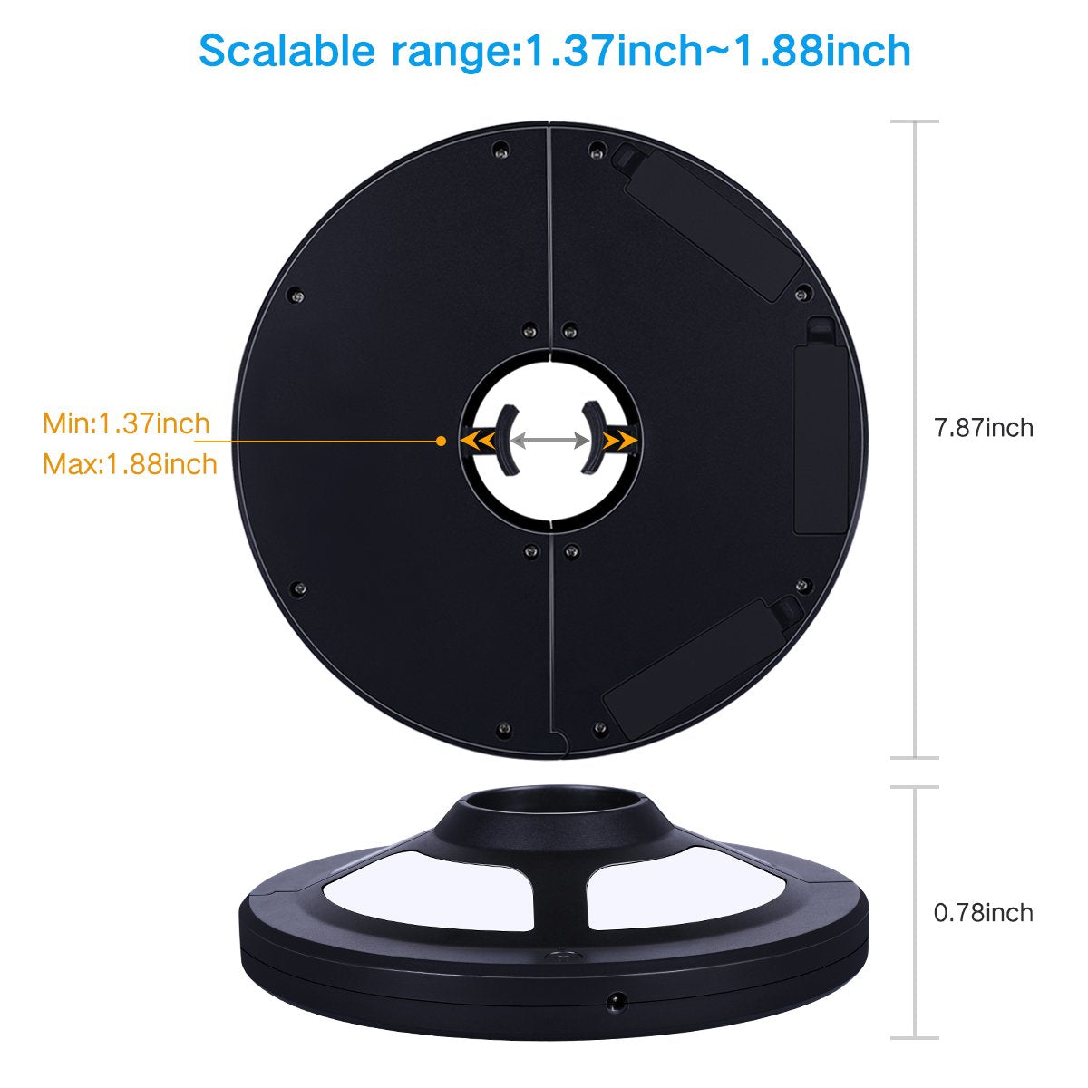 OYOCO Patio Umbrella Light 2 Brightness Mode Cordless 36 LED Lights at 220 lux- 3 x AA Battery Operated, Umbrella Pole Light for Patio Umbrellas, Camping Tents or Outdoor Use(36 LED Cool White)