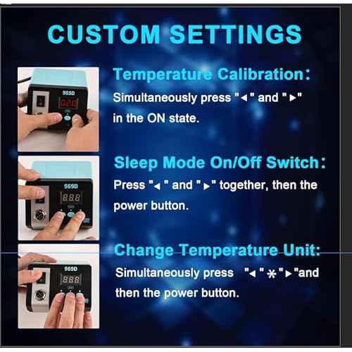 75W Soldering Station, LAKIX Digital Soldering Iron Kit with Precise Heat Control (122¢µ to 896¢µ), ¡ÆC/¨¬F Conversion, Auto Sleep & Calibration Support for Home Appliance and DIY Repairs