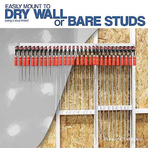 F-Clamp Modular Clamp Rack ?Easy and Quick to Align ?Pre-Drilled 16 inch on Center ?3 Pack