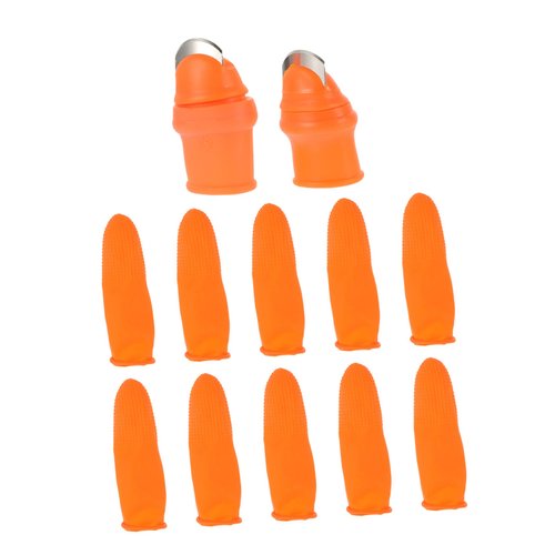 PAMINGONO Silicone Thumb Picker Harvesting Cutter for Vegetables Fruit Gardening Thumb Knife Cost- Safe Material