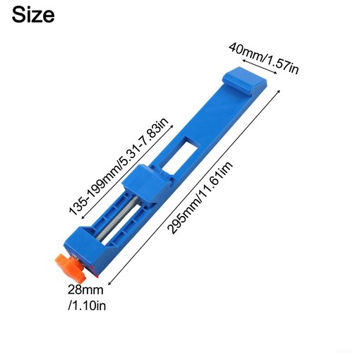 1/2PCS Adjustable Cutting Machine Base Guide Rail, Electric Circular Saw Milling Positioning Clamp Saw Track Guide Rail Circular Saws Guides, For Wood Tile Cutting Tasks(1PCS)