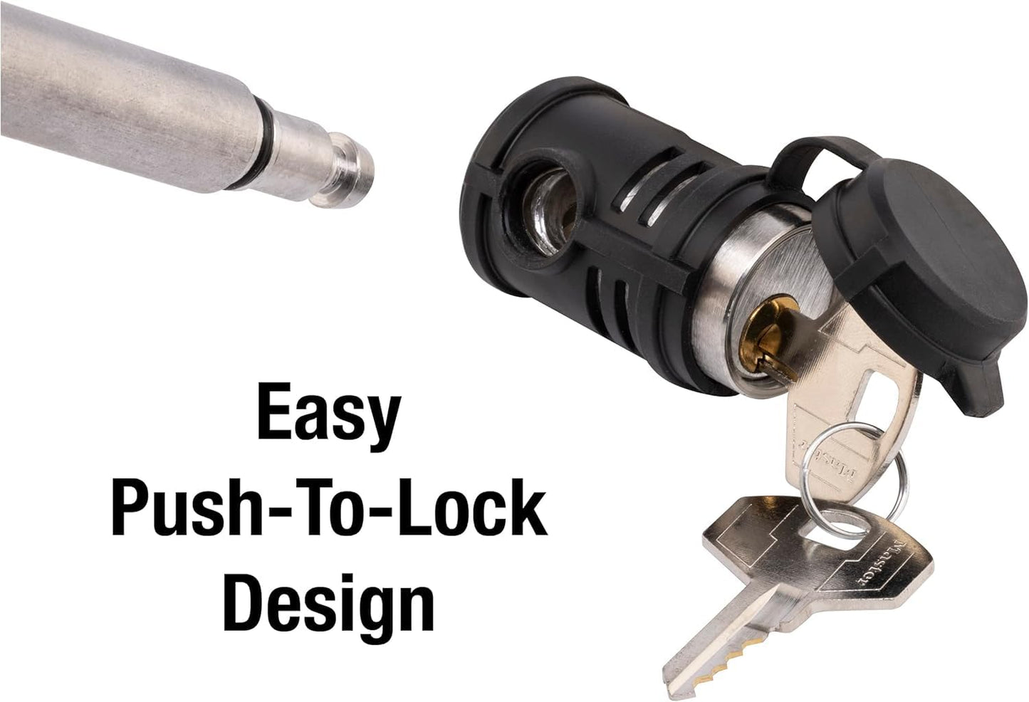 Master Lock 1480DAT Stainless Steel Receiver Lock for 5/8 in. Receiver Hole