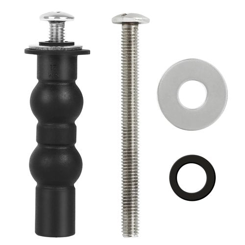 Toilet Seat Hinge Screw Kit - 2-Pack Toilet Hinge Screw for Top Mount Toilet Seat Tightening, Blind Hole Fixing. Easy to Install. Compatible for TOTO Toilet
