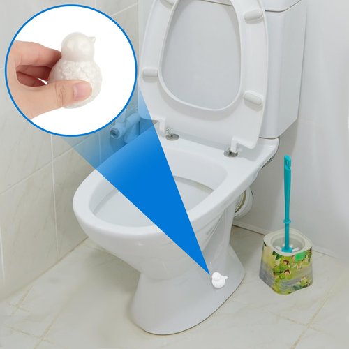 Ceramic Toilet Bolt Covers 2 Pcs Cute Bird Ceramic Covers for Toilet Bolts White Small Bird Toilet Bolt Decorative No Tools Required Easy Installation