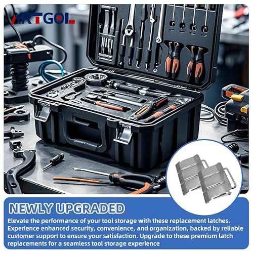 4Pcs Tool Storage Latch Replacement Part New for DEWALT DWST24075 DWST17814 DWST17807 DWST17808 DWST24070 DWST17806 DWST17804 DWST17889 DWST17805 DWST17820 TSTAK Tool Storage Organizer