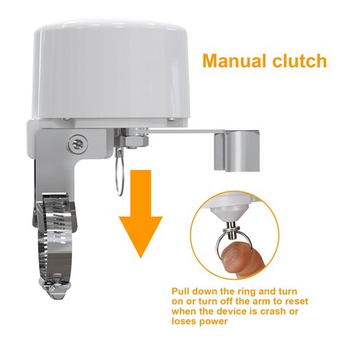 WIFI Smart Water Valve Shut Off Tool Automatic Remote Control On And Off Electric Gas Shutoff Valve Main Compatible With Alexa