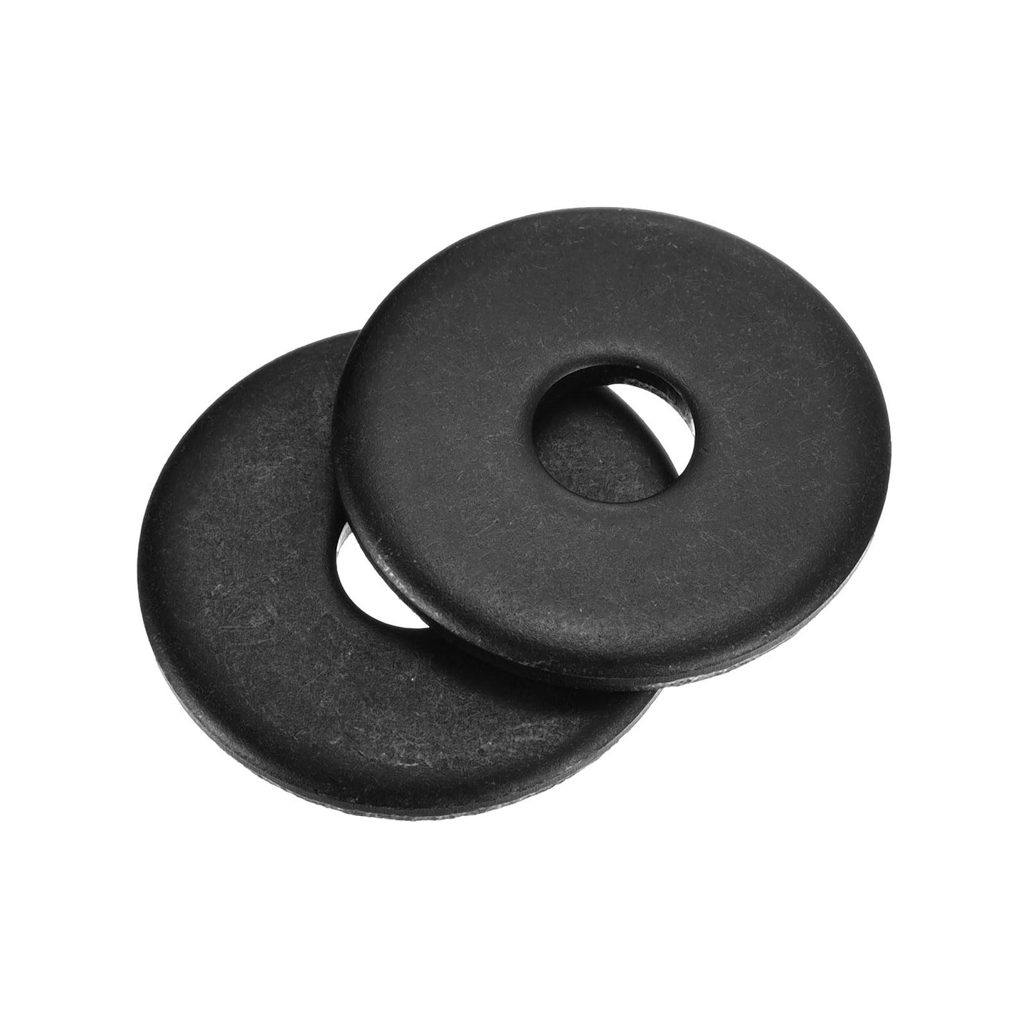 uxcell 20Pcs Carbon Steel Flat Washers, M8x30x3mm Black Oxidized Grade 8.8 Washer, Seal Gaskets Flat Ring for Screws Bolts Machinery Repair, Outdoor Construction