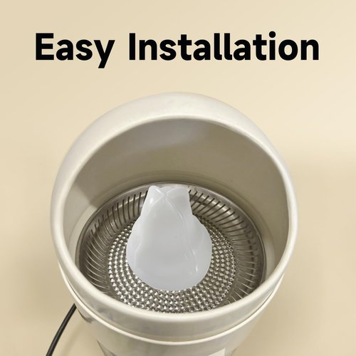 LEYURISE Square Neck Extracting Bulb for Lemon/Lime Juicer White Compatible with Sunkist No. 8 Replace#:02AR