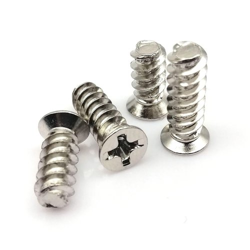 100X Black Silver KB4*8/10/12mm KB5*10/12/15mm PC Case Cooler Cooling Fan Flat Countersunk Phillips Head Mount Screw Computer A TREXCFGH(Black,M4x8mm)