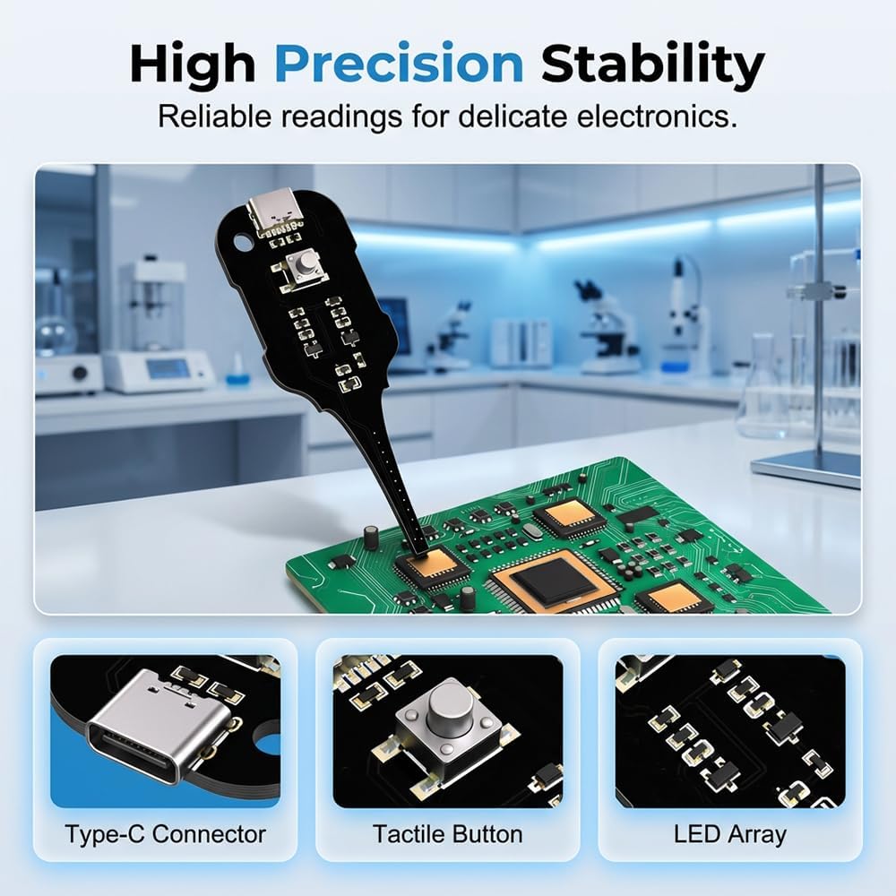 in-Circuit Electromagnetic Inductance Tester, 2026 New Multi-Functional Coil & PCB Tester, Portable High Sensitivity Motherboard Fault Detector for Electronics, PC and Phone Repair (2)