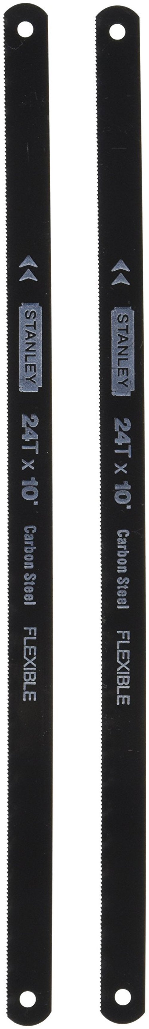 Stanley 15-904A 24 Point Hacksaw Blade High Carbon Steel, 10-Inch