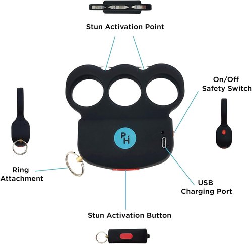 Stun Gun with Safety Switch, 1.03 Microcoloumbs