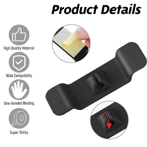 Cord Organizer for Appliances 6 Pcs Appliance Cord Wrap Cords Holder Stick on Keeper Wire Wrapper Power Line for Kitchen, Air Fryer, Coffee Maker, Blender, Pressure Cooker, Toaster