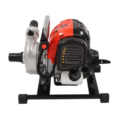 4-Strok Water Transfer Pump, 1.5in 31CC Portable Water Pump with Hose Connectors for Remove Water From Garden Lawns, Hot Tub, Pool, Aquariums