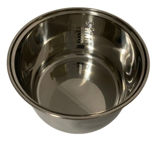 DSFVVXV Stainless Steel Rice Cooker Inner Bowl, Compatible for Tiger JBV-A10U 5.5 Cup Nonstick Liner Replacement
