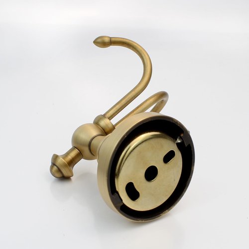 QULYEA Antique Brass Towel Hook,Vintage Brass Wall Hooks Wall Mounted,Robe Hooks for Bathrooms Accessories