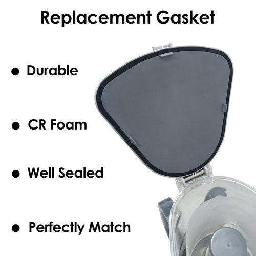 MITCHENIFY Replacement Gasket Compatible with Shark Upright Vacuum Cleaner Dust Bin Lid, Sealing Ring Fit for NV360, ZU503AMZ, NV352, NV356E, UV540, Shark Replacement Parts Accessories, 2 Sets