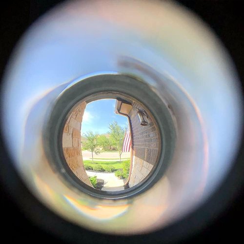 Earl Diamond - Peep Holes for Door, Solid Brass 200-Degree Door Viewer Peephole with Heavy Duty Rotating Privacy Cover for 1-3/8" to 2-1/6" Doors for Home Office Hotel, Satin Gold