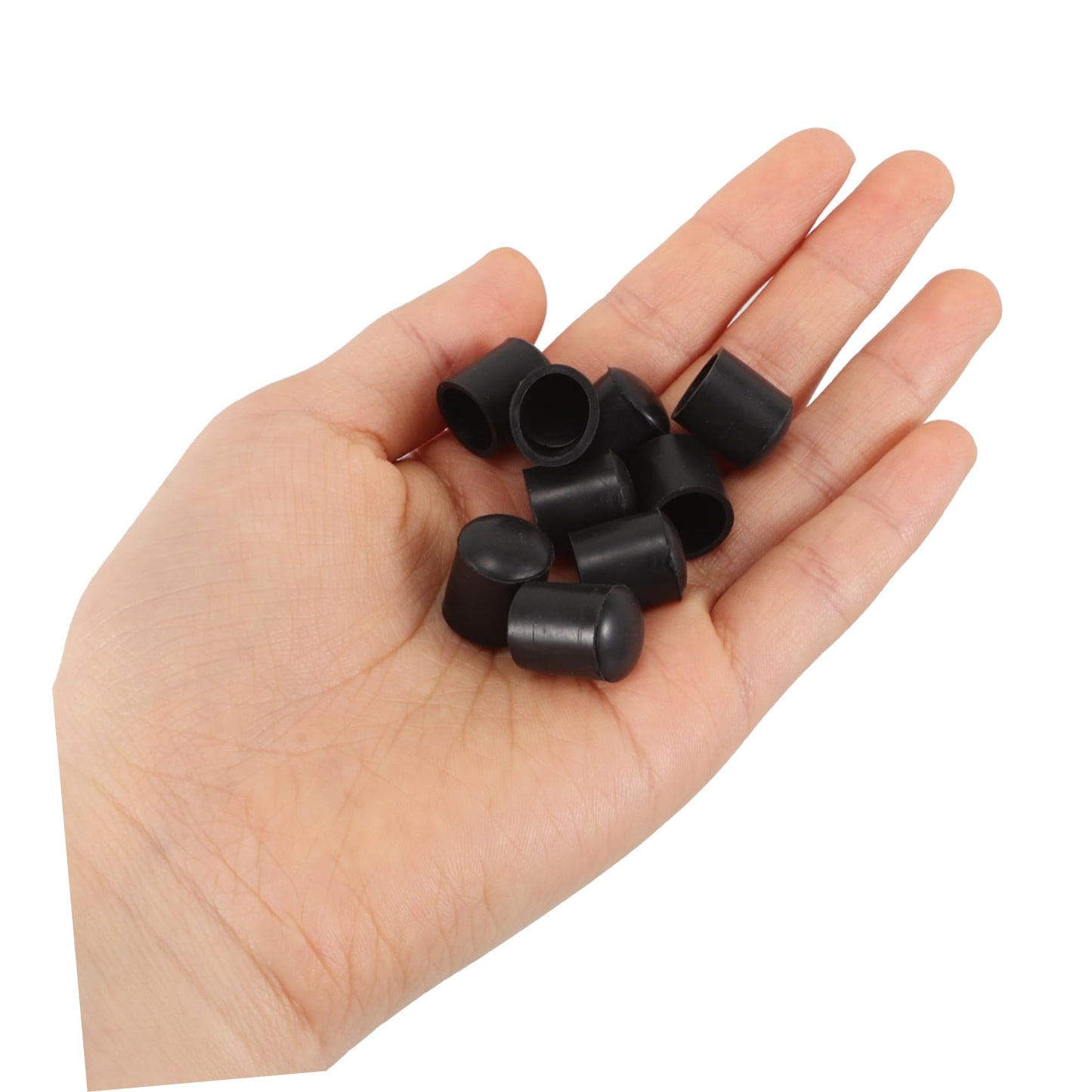 STOBOK 60pcs Non-Slip Round Chair Leg Caps Rubber Furniture Feet Protectors for Hardwood Floors U-Shaped Table Leg Covers Sturdy Floor Protectors for Chairs and Tables