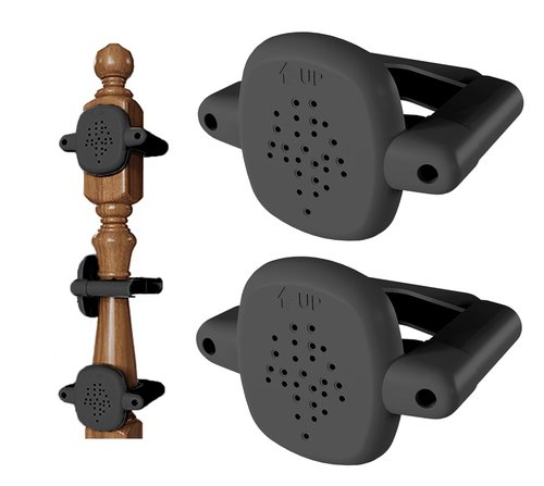 2SET,Stairway Baby Gate Mounting Kit, No-Drill Banister Adapter – Fits Posts 1.5" to 3.5" Wide, Universal Adapter for Pressure or Hardware-Mounted Gates