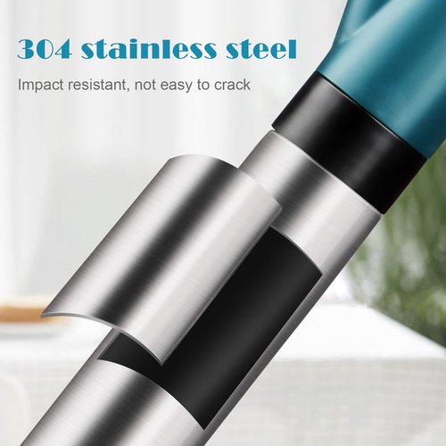 Toilet Plunger Drain Clog Remover: High Pressure Air Drain Blaster Gun Drain Clog Remover Tool- Stainless Steel Air Plunger for Bathroom, Sink, Floor, Kitchen Clogged