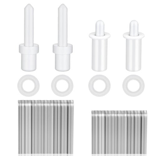 85pcs Plantation Shutter Repair Kit for Plantations Spring Loaded Pins Replacement Louvers Staples Windows Shutters Tools Supplies