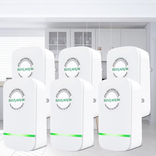 Stop Watt Energy Saving Device, Electricity Saving Box Stopwatt Energy Saving Device, Power Saver Electricity Saving Device Save Electricity, US Plug 90V-250V 30KW 6 Pack