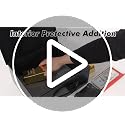 Dalmbox X-Large Fire Resistant Document Safe with Key - Black
