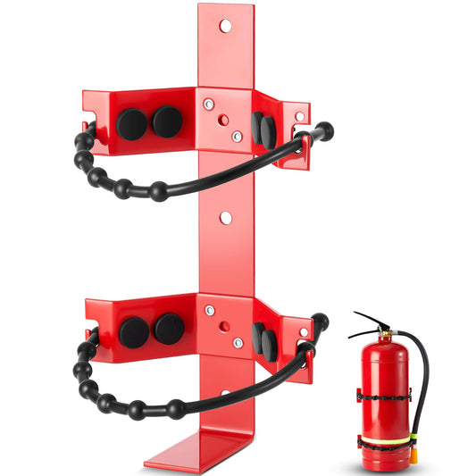 RattanView 4 Pcs Fire Extinguisher Mounting Bracket Heavy Duty Extinguisher Holder Metal Bracket for Vehicle for 2.5, 5 and 10 lb Fire Extinguishers (2.5 and 5lb)