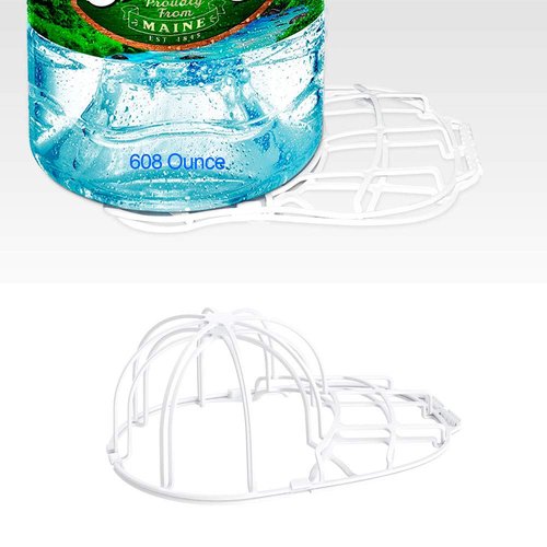 YEENOR Hat Washer Cage for Washing Machine - Baseball Cap Cleaner Rack, Ball Cap Washing, Dishwasher Safe, Perfect for Cleaning and Protecting Hats in Dishwasher (White 2 Pack)