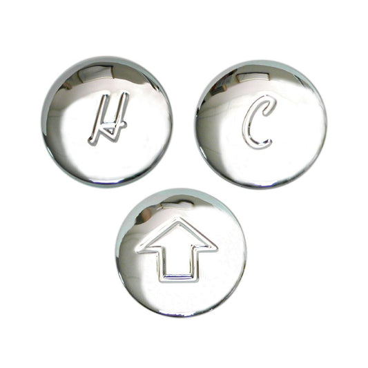 Danco 80682 Index Buttons for Price Pfister Faucets, Chrome