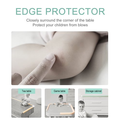 Toddmomy 4pcs Cartoon Silicone Table Corner Guard Safety Edge Protector for Elders Durable Non Traceless Removable Covers Cute Animal Design Strong Adhesive for Home Furniture