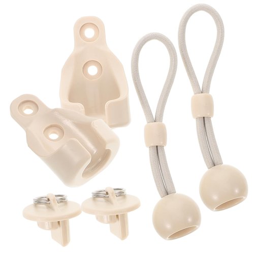 Gadpiparty 1 Set Windproof Bungee Cord Kit for Roller Blinds with Ball Lock Accessories High Elasticity for Sunshades Durable Bands for Secure Fit and Stability