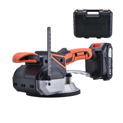 Cordless Tile Vibration Tool with 2 x 21V 2.0Ah Lithium - Ion Tile Leveling Machine - High - frequency Vibration, Strong Adsorption, Ideal for Tile Laying