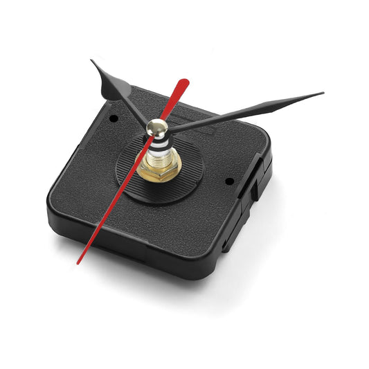 Quartz Clock Movement Mechanism Battery Operated,16mm(41/64 inch) Short Shaft Length with 50mm(1 31/32 inch) Spade Hands,DIY Clock Repair Parts Replacement Kit