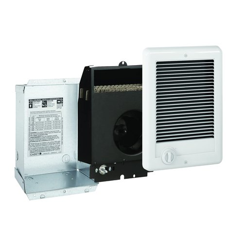 Cadet Com-Pak Electric Wall Heater Complete Unit With Thermostat (Model: CSC202TW, Part: 67507), 6825/5120 BTU, 240/208 Volt, 2000/1500 Watt, White