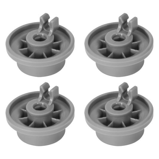 4 Pack 165314 Dishwasher Lower Rack Wheels Replacement for Bosch Kenmore Dishwashers, Replaces 420198 423232 AP2802428 PS3439123 PS8697067, Bottom Dishrack Roller